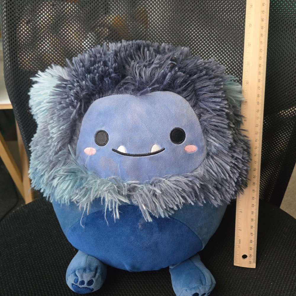 Squishmallows Dani the Bigfoot Navy Blue 12 Inch Plush Kellytoy 2023 Toy - Picture 8 of 8